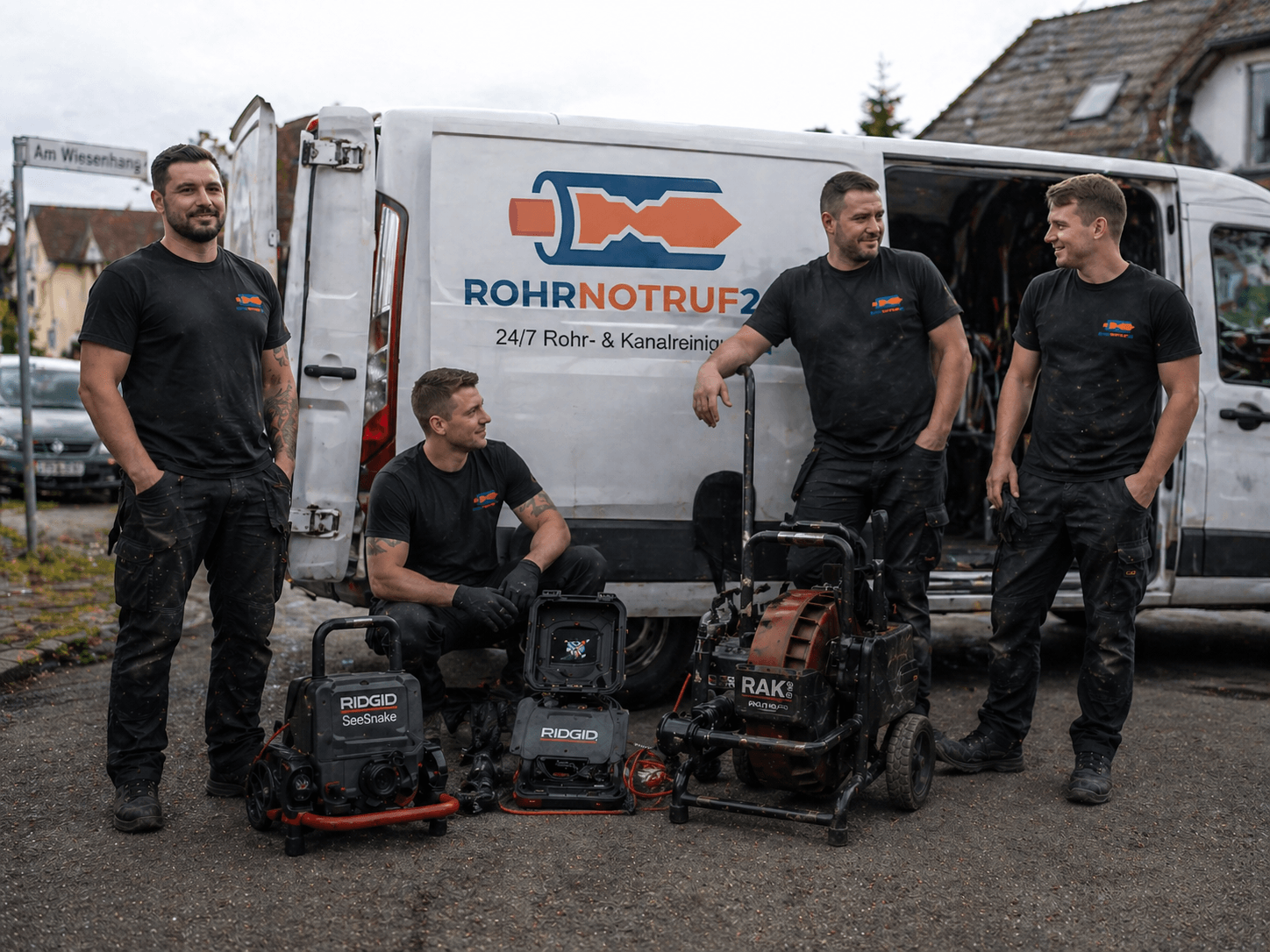 Klempner bei der Arbeit