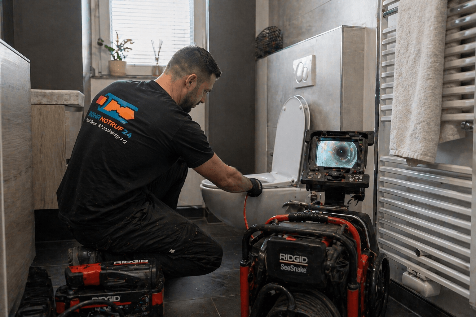 Einsatz mit moderner Motorspirale